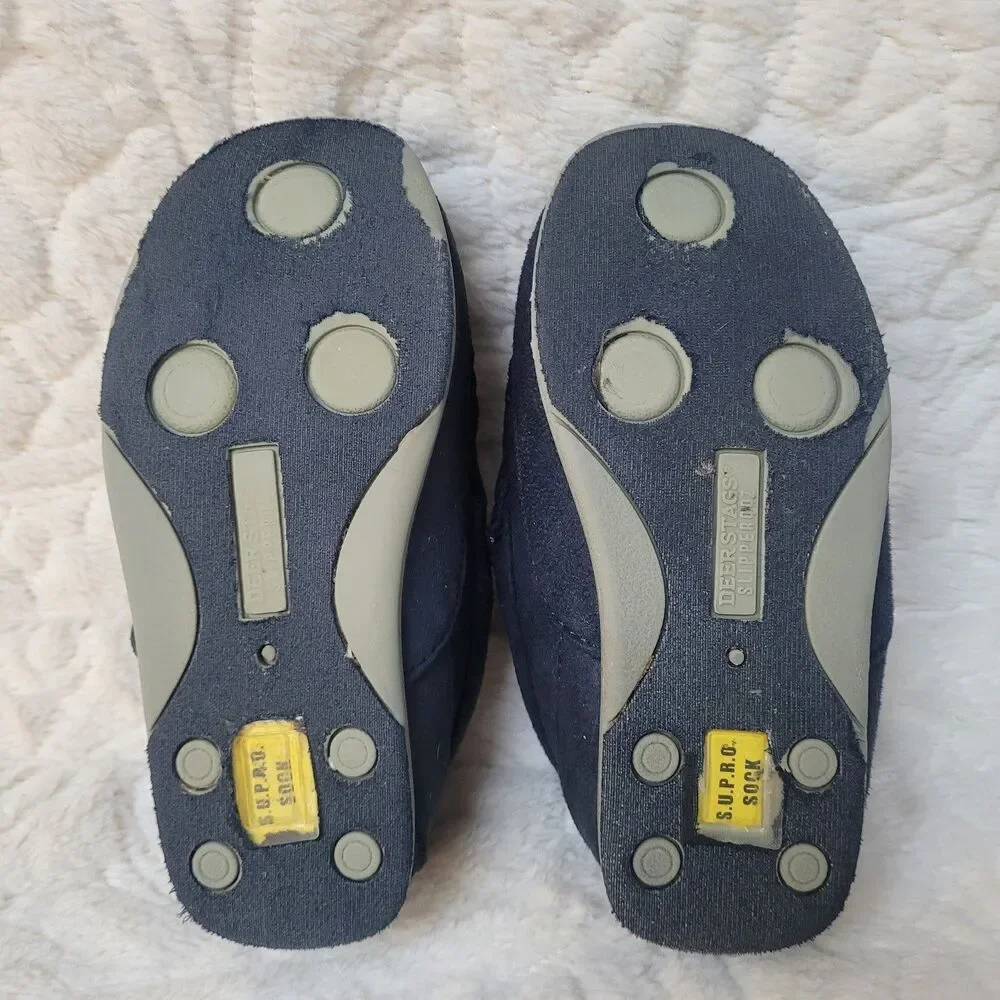 Deer Stags Slipperooz Lil Spun Slipper House Shoe Indoor Outdoor Boys Size 13M
